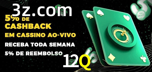 Promoções do cassino ao Vivo 12Q